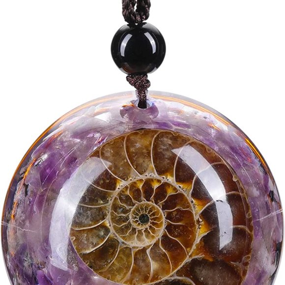 New Top Plaza 7 Chakra Natural Healing Crystal Stone Pendant Necklace Adjustable - Picture 2 of 7